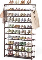 LANTEFUL 10 Tiers Shoe Rack 50 Pairs Large Capacity Tall Shoe Organizer Sturdy by LANTEFULforTidyingHouse