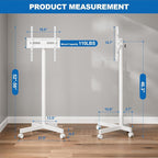 Mobile TV Cart Rolling TV Stand - Image 7