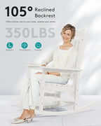 SERWALL HDPE Outdoor Rocking Chair - Image 3
