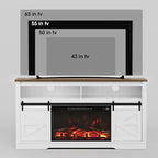 JUMMICO Fireplace TV Stand for 65+ Inch TV - Image 5