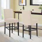 Turquoize 100% Waterproof Bar Stool Cover Stretch Washable Barstool Seat Covers - Image 2