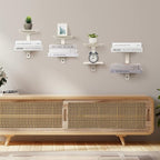 Floating Book Shelves for Wall, 8 Tier Invisible Floating Bookshelf, Vertical - Image 6