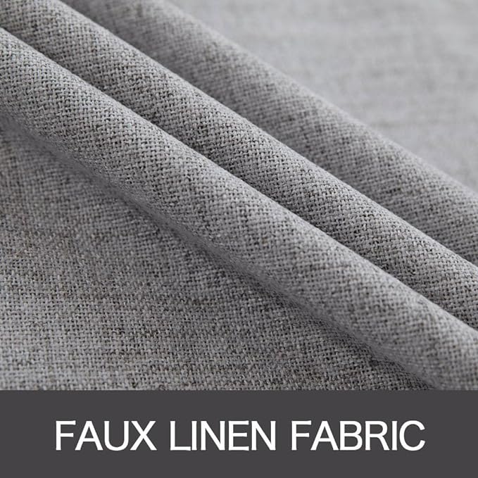 MIULEE 100% Blackout Linen Curtains - Image 5