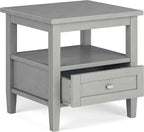 SIMPLIHOME Warm Shaker End Table - Image 4