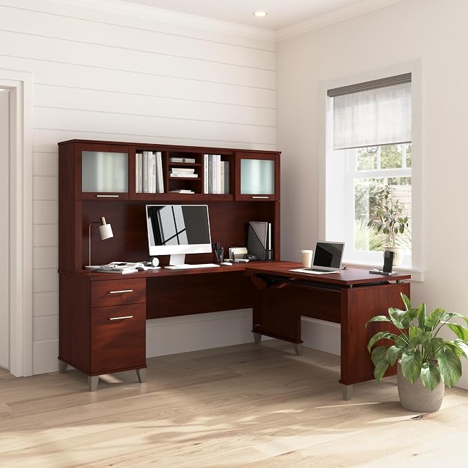 Bush Home 72-Inch L-Shaped Sit to Stand Desk - Image 2