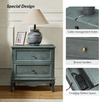 HULALA HOME Solid Wood End Table - Image 3
