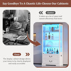 TAGELIER Glass Display Cabinet - Image 6