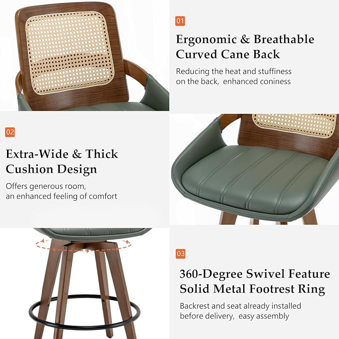 Bar Height Bar Stools Set of 2 - Image 3