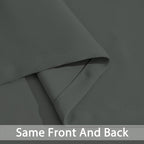 Yakamok Dark Grey Room Darkening Curtains 84 inch Sliding Door Drapes | 1 - Image 6