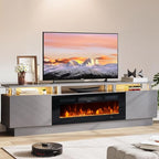 80" TV Stand & Entertainment Center, Media Console - Image 6