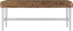 SEI Furniture Woven Coffee Table Bench - Image 8