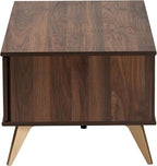 Baxton Studio Graceland Mid-Century Modern Transitional Walnut Brown Finished - Image 6