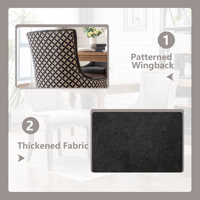Modern Dining Chairs Set of 6, High Back Dining Chairs Side Chairs - Image 5