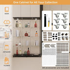 LFT HUIMEI2Y Glass Display Cabinet 12 Shelves - Image 6
