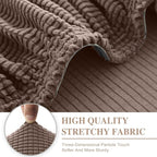 LA MEACK Couch Cushion Covers for Sectional Sofa L Shape Washable Separate Seat - Image 4