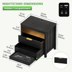 WOOVIVS End Table Set of 2 - Image 3