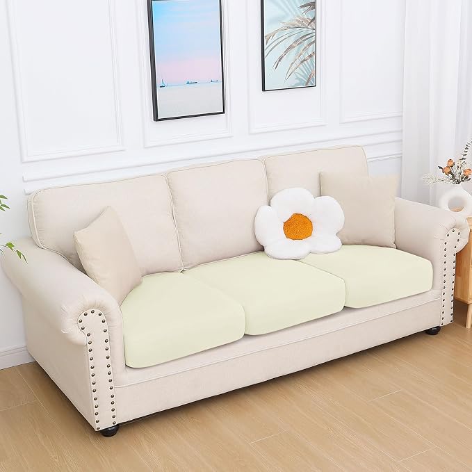 Milk Silk Couch Cushion Covers, Sofa Covers - Image 7