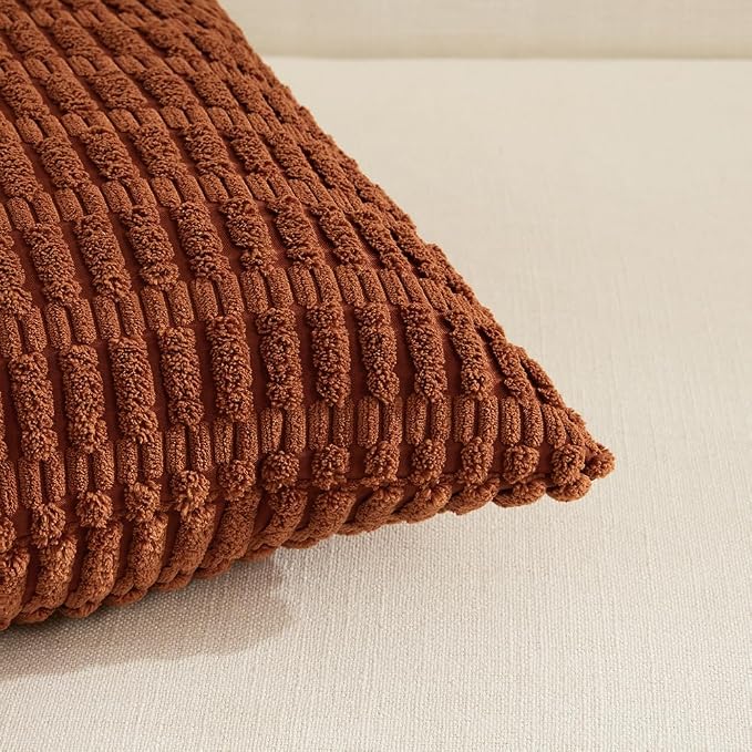 Fancy Homi 4 Packs Decorative Throw Pillow Covers - Image 4