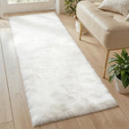 2x4 Non-Slip Shaggy Runner Rug, Ultra Soft Fluffy Plush Modern Indoor Area Rug by Unknown