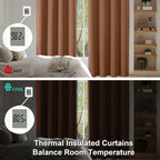 Simplebrand Ava Sun Baked Short Blackout Curtains - Image 6