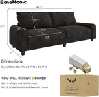 EASE MOOSE 88.5" Chenille Loveseat Couches - Image 2