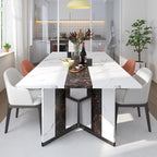 Hlivelood 70Inch Large Dining Table by Hlivelood