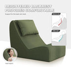 Giant Bean Bag Chair for Adults, Corduroy Chaise Lounge - Image 5