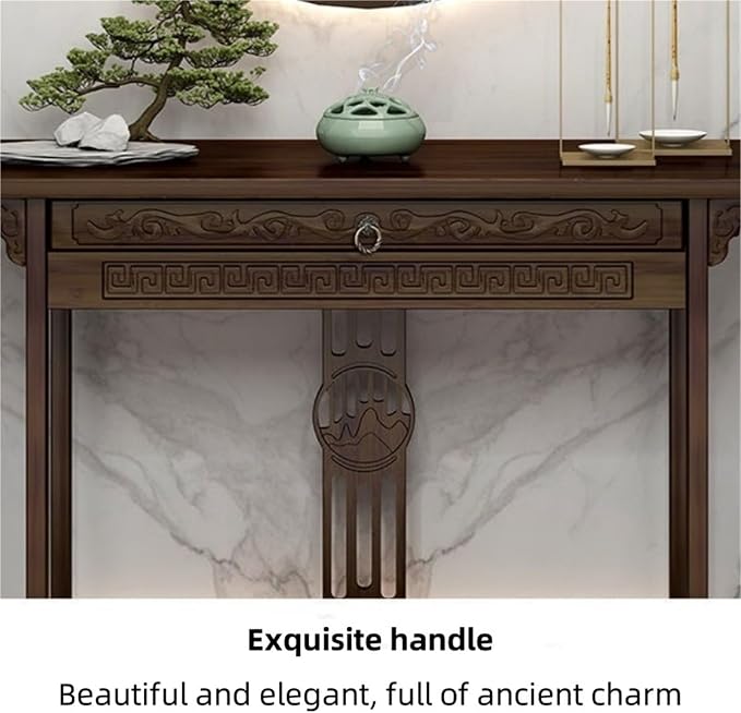 Forbidden City Asian Console Table Hallway Table - Image 5