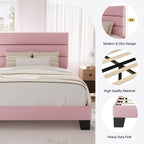 Allewie Twin Size Platform Bed Frame - Image 6