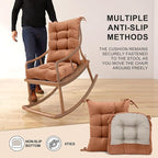 Lokex Rocking Chair Cushion Only, Tufted Non-Slip Comfortable Rocking Chair - Image 6