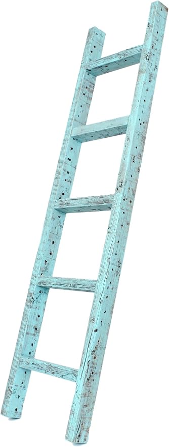 BARNWOODUSA Rustic Decorative Ladder - Image 2