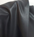 Black Faux PU Leather by The Yard Synthetic Pleather 0.7 mm Nappa 1 Yard by NATLeathers