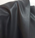 NAT Leathers | Black Thin Garment 0.6 mm Soft Faux Vegan Leather PU | 10 Yards by NATLeathers