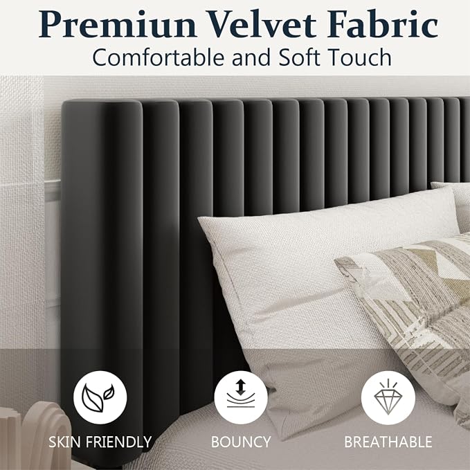 HAOARA Queen Size Platform Bed Frame - Image 4
