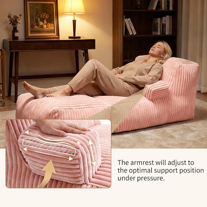 6FT Large Bean Bag Chair Lounger - Image 8