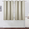 Light Beige Thermal Blackout Curtains/42 x 63 Inch/Set of 2 Panels Room by Lemomo