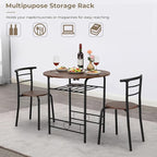 VINGLI 31.5" Drop Leaf Dining Table Set - Image 2