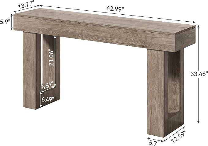 LITTLE TREE 63-Inch Long Console Tables - Image 2
