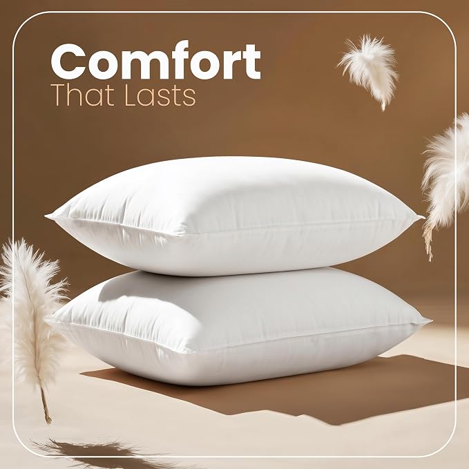 Utopia Bedding 14x20 Pillow Inserts, 2 Pack | Indoor cushion inserts - Image 4