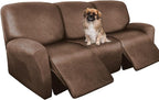 ANARACHON Recliner Couch Cover Leather Look Recliner Sofa Covers by ANARACHON