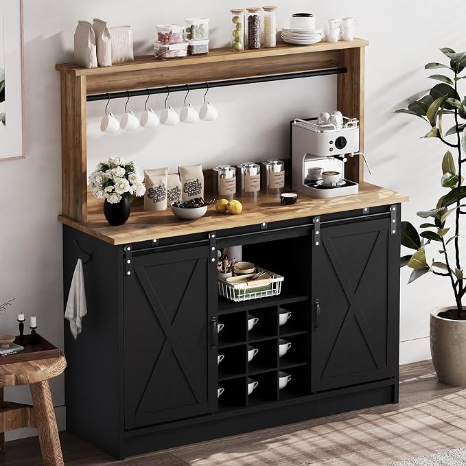 4ever2buy Coffee Bar Cabinet - Image 6