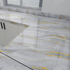 White Gold Marble Contact Paper - Image 5