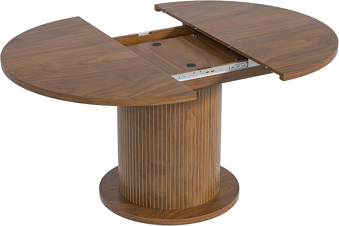 43.3 inch 59 inch Adjustable Size Round Dining Table - Image 7