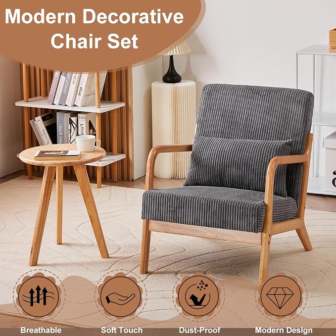 Mid-Century Modern Accent Chair - Image 3