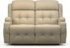 Reclining Loveseat with Pebble Texture Fabric, Loveseat Recliner with USB/Type - Image 8