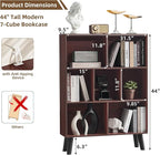 LEYAOYAO 7 Cube Bookshelf 3-Tier Bookcase - Image 2