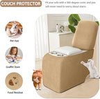 ALIECOM Recliner Sectional Couch Covers L Shape Stretch Corner Reclining - Image 5