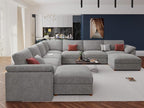EASE MOOSE Oversized Sectional Modular Sofa, U Shape Sectional Couch Wide Deep - Image 3