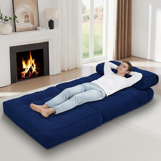 Folding Sofa Bed, Convertible Sleeper Chair - Image 4