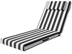 Outdoor Chaise Lounge Cushions, 71x21 Inch Olefin Water & Fade Resistant Pool by Unknown